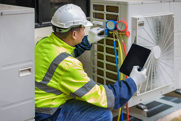 Professional Hvac technician working in West Granby, CT